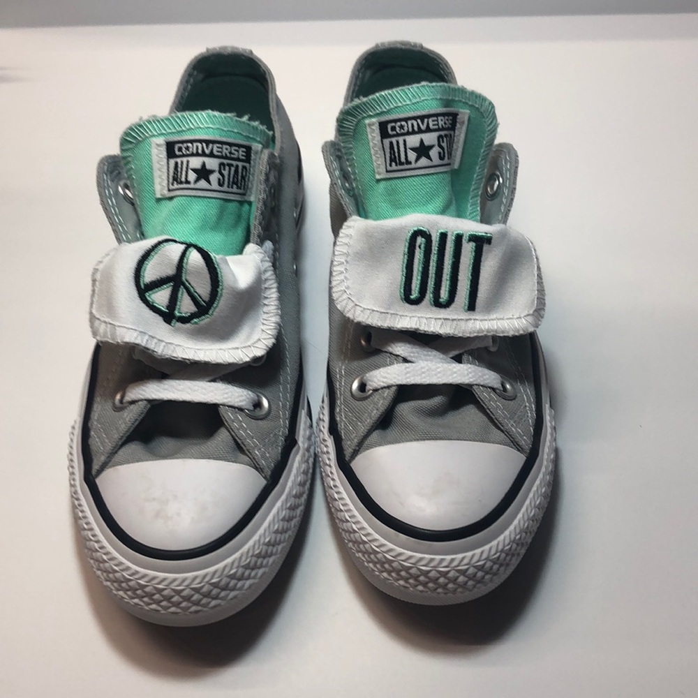 Converse All Star  - teal\gray - Picture 2 of 6